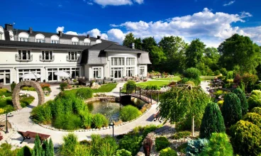 Rezydencja Luxury Hotel posiada jeden z najładniejszych ogrodów na Śląsku