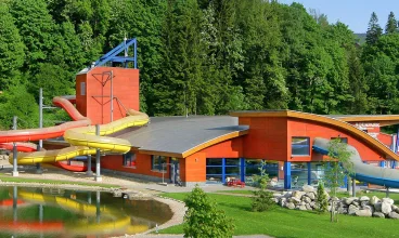 Hotel Aquapark Szpindlerowy Młyn*** posiada liczne zjeżdżalnie
