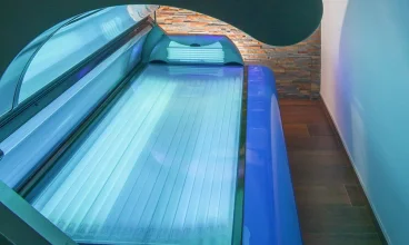 Goście mogą również wygrzewać się w solarium