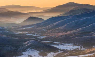 Zimą Bieszczady także oczarowują swym pięknem