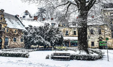 Hotel został idealnie wkomponowany w historyczne mury, które zyskały nowe życie