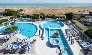 Aparthotel Imperial to wygodne miejsce przy samej plaży w Bibione