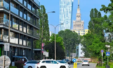 Go Apartments są położone są w centralnej części Warszawy