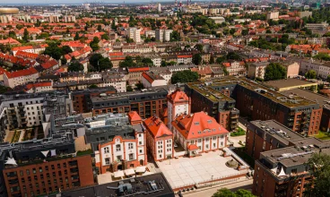 Kompleks znajduje się w atrakcyjnej gdańskiej dzielnicy Wrzeszcz