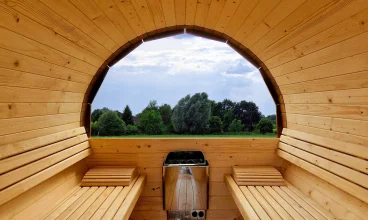Obiekt umożliwia skorzystanie z relaksu w nowej saunie suchej