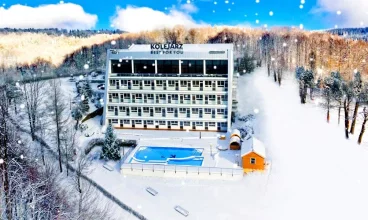 Kolejarz Resort & Spa jest położony obok stoku narciarskiego na Palenicy