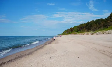 Tylko 5 minut spacerem dzieli obiekt od pięknej piaszczystej plaży