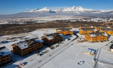 Z okien i balkonów apartamentów roztacza się wspaniały widok na Tatry Wysokie