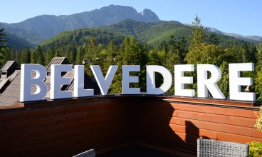 Hotel Belvedere**** jest oddalony tylko 10 minut spacerem od Krupówek