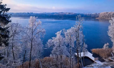 Na malownicze Mazury warto wybrać się także zimą