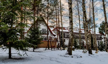 Hotel położony jest w otoczeniu lasu