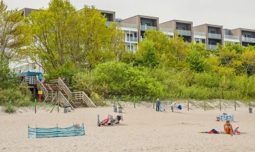 Nowy apartamentowiec powstał tuż przy plaży nad Bałtykiem