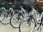 Goście mogą wypożyczyć rowery i kijki do nordic walking