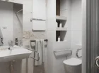Nowoczesna łazienka pokoju typu komfort