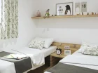 Sypialnia domku premium z osobnymi łóżkami