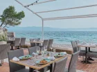 Piękna widokowa restauracja znajduje się także nad brzegiem Adriatyku