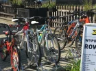 Pensjonat Novobilski udostępnia wypożyczalnię rowerów i sprzętu sportowego