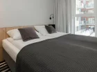 Oddzielna dwuosobowa sypialnia pozwala na komfortowy wypoczynek