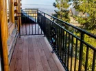 Apartament Leśny posiada balkon z widokiem na góry