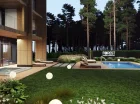Apartamentowiec posiada wewnętrzną i zewnętrzną strefę basenową