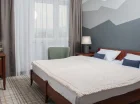 W każdym pokoju znajdują się łóżka z wygodnymi materacami i poduszkami