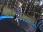Dzieci doceniają tutejszą trampolinę