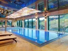 Hotel Pegaz posiada basen z przpięknym widokiem na Jaworzynę Krynicką