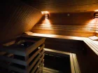 Strefa wellness umożliwia korzystanie z sauny