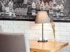 W restauracji panuje przyjemna i spokojna atmosfera