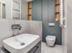 Każdy apartament posiada nowoczesną łazienkę