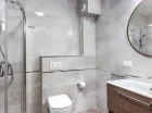Każdy apartament posiada nowoczesną, wygodną łazienkę