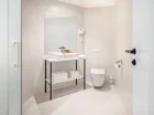 Apartament posiada elegancką łazienkę