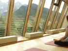 Widoki sprzyjają relaksacyjnemu uprawianiu jogi