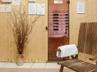 W obiekcie znajduje się sauna fińska oraz infrared