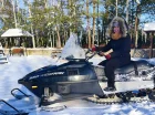 Zimą są organizowane przejażdżki skuterem śnieżnym