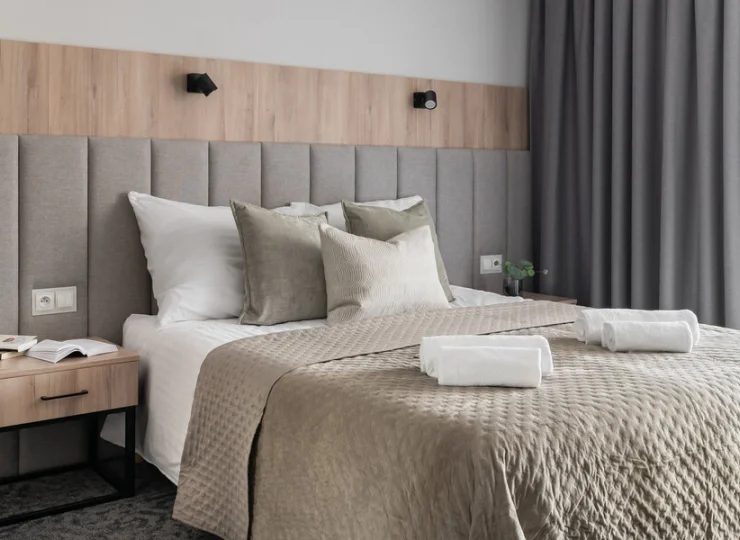 Pokoje są idealne do odpoczynku: wygodne, nowoczesne i eleganckie