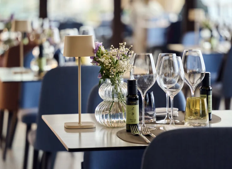 Jest tu miejsce na eleganckie posiłki