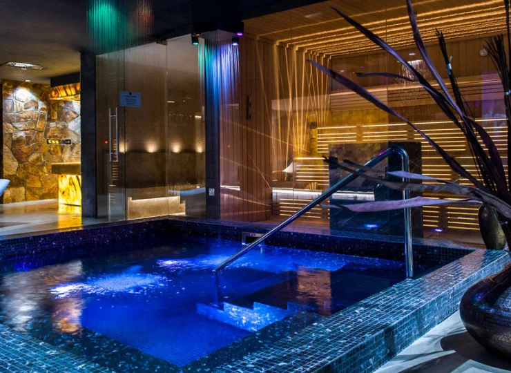 Na zdjęciu widoczna sauna fińska