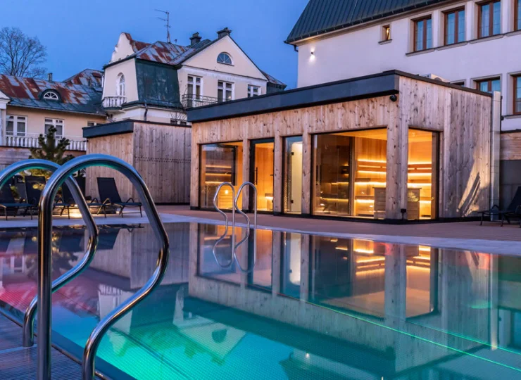 Goście mogą też korzystać z suchych saun