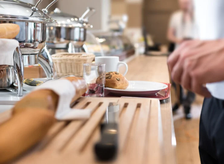 Bufet jest urozmaicony