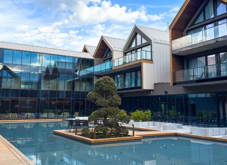Część hotelowa także jest bardzo estetyczna