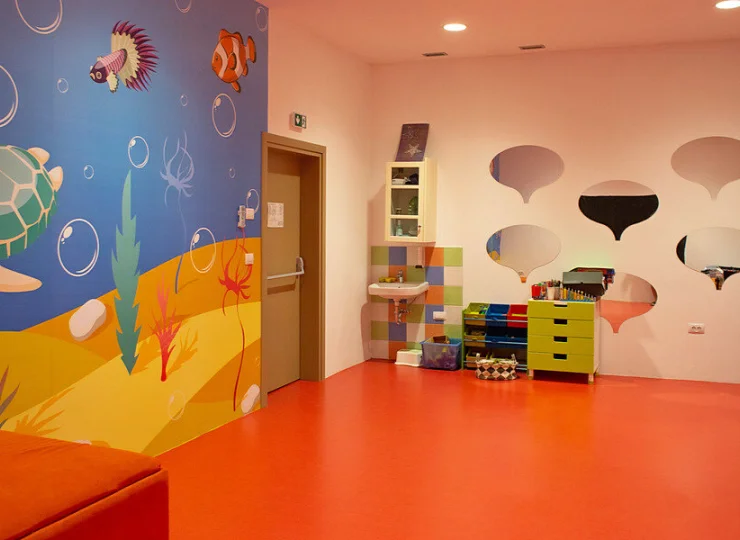 Dla najmłodszych gości przygotowano salę zabaw