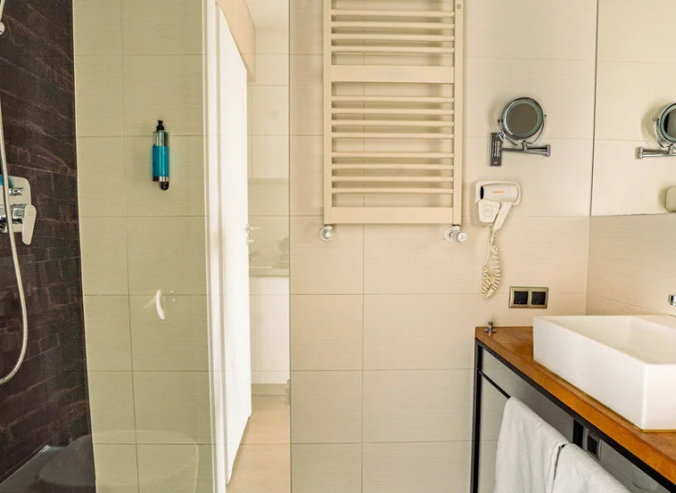 Łazienka w apartamencie typu studio