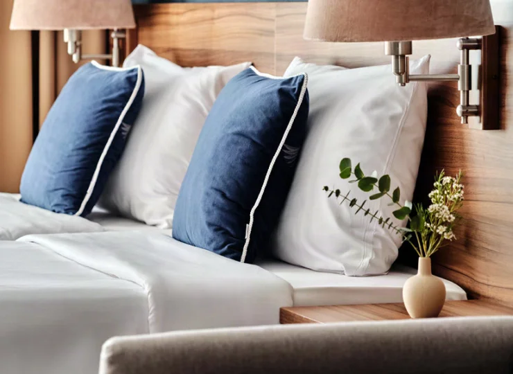 W każdym pokoju znajduje się wygodny fotel lub kanapa