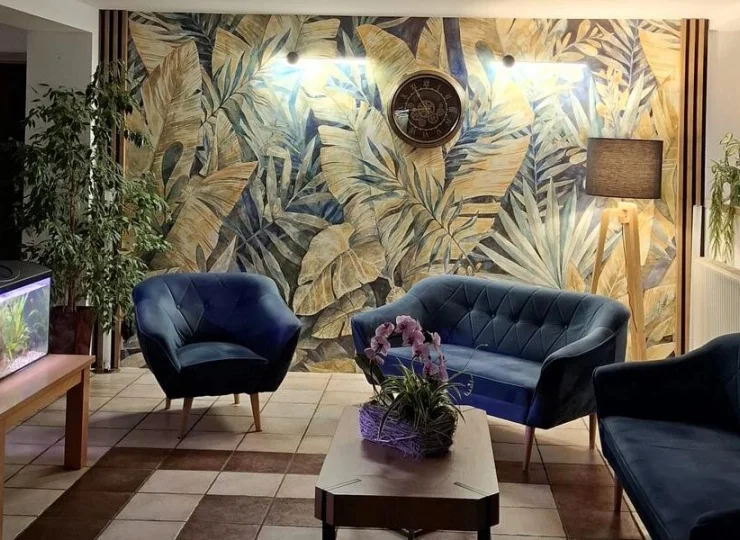 Wnętrza są przytulne i klimatyczne