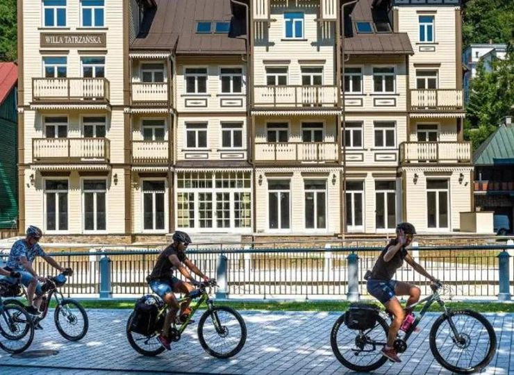 Krynicę warto odkrywać na rowerze