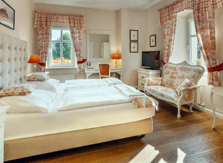 Znajdziemy tutaj nowoczesne wnętrza ze stylowymi dodatkami