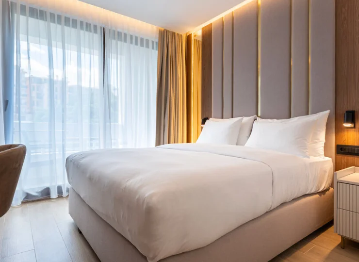 Wszystkie pokoje mają balkon