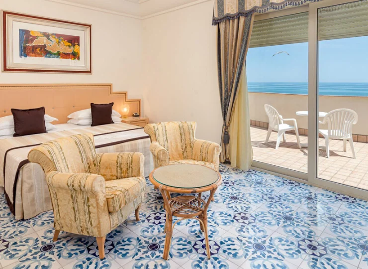 Istnieje możliwość wyboru pokoju superior z widokiem na morze