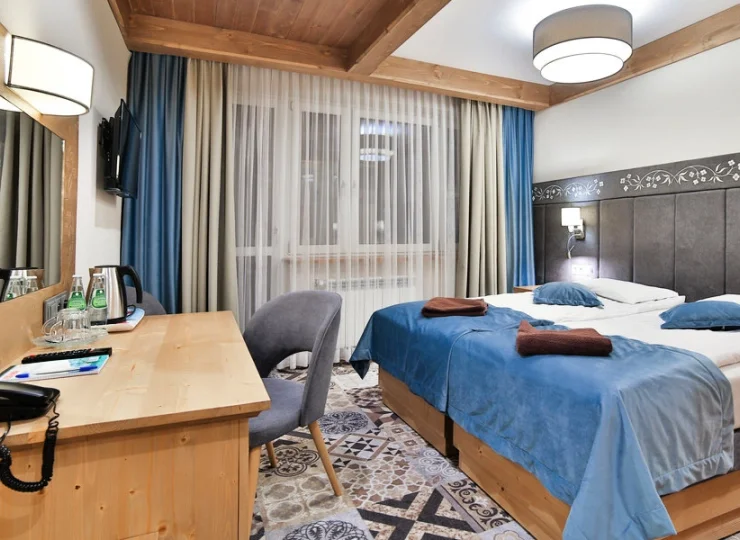 Pokoje Deluxe to wyjątkowe wnętrza i wyposażenie zapewniające komfortowy pobyt